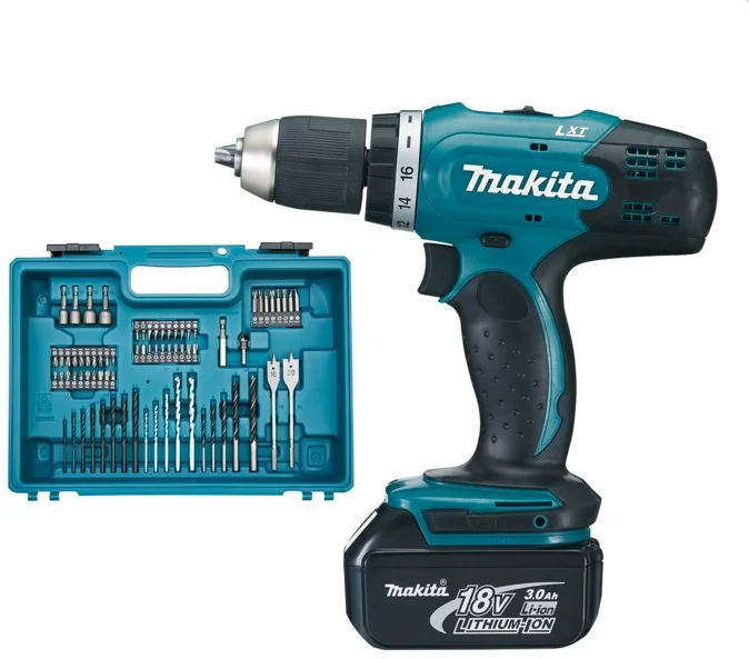 Makita DDF453SFX1 Akumulátorový vŕtací skrutkovač s príslušenstvom Li-ion LXT 18V/3,0Ah