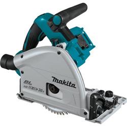 Makita DSP601ZU Aku ponorná pila s AWS 165mm Li-ion LXT 2x18V,bez aku Z