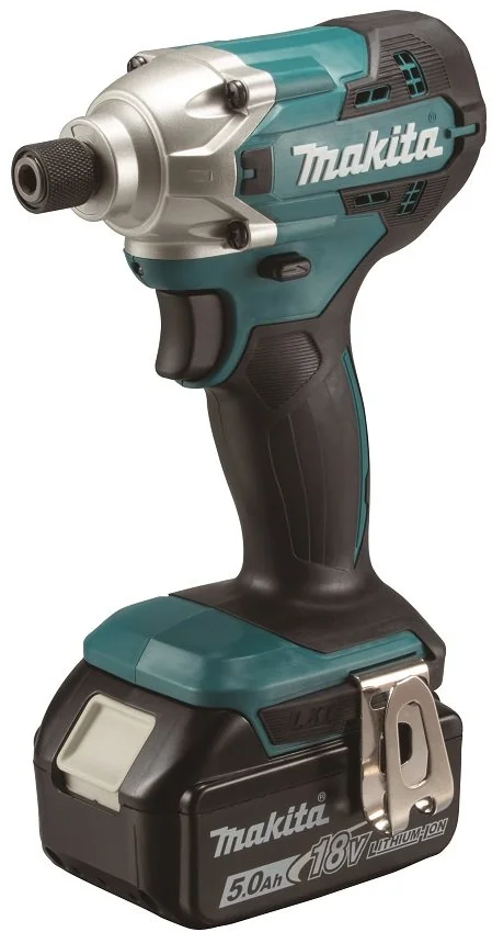 Makita DTD156RTJ Aku rázový skrutkovač 1/4" Li-ion LXT 18V/5,0Ah, Makpac