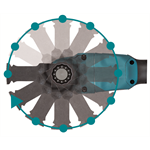 Makita DTM53Z Aku MultiTool Li-ion LXT 18V bez aku Z