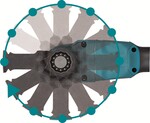 Makita DTM53Z Akumulátorové multifunkčné náradie Li-ion LXT 18 V bez akumulátora Z