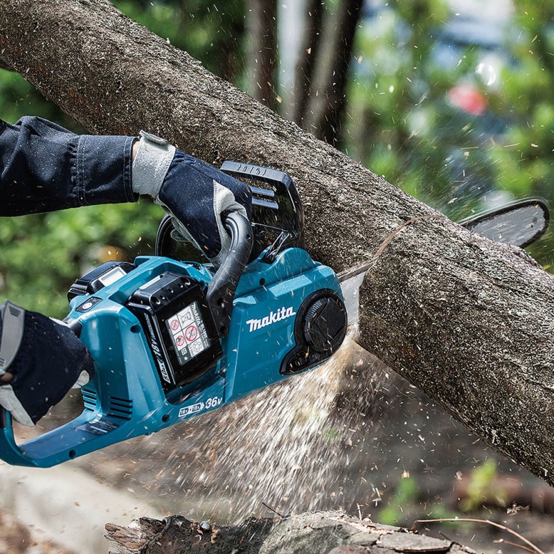 MAKITA DUC353Z Akumulátorová reťazová píla, Li-on 2x18V, lišta 35cm, bez batérie LXT