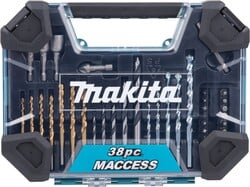 Makita E-22573 Sada vrtákov a príslušenstva 38 ks v plastovom kufríku