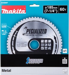 Makita E-23357 pílový kotúč oceľ TCT 185x1,25x30mm 60Z