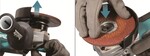 MAKITA GA044GZ Akumulátorová uhlová brúska s reguláciou a systémom X-lock, 125 mm, Li-ion XGT 40 V, bez akumulátora Z
