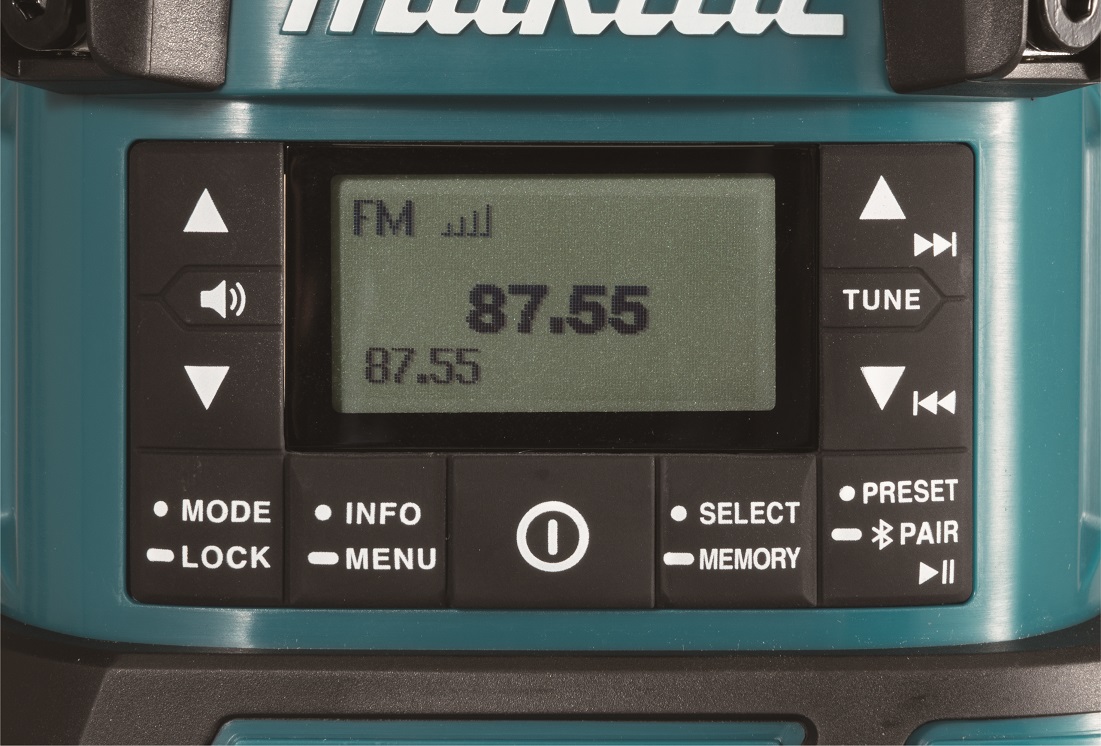 MAKITA MR009GZ Aku rádio s DAB, BlueTooth a LED lampou Li-ion XGT 40V Z