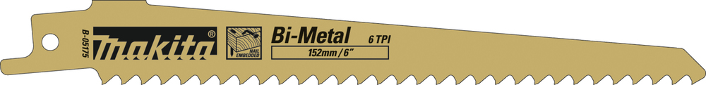 MAKITA pílový list BiM 6 152mm 5ks drevo kov 1,25mm drevo