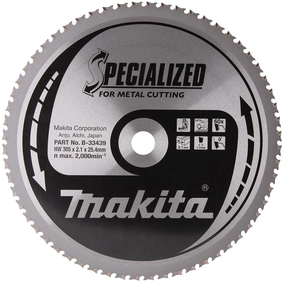 Makita pílový list oceľový SPECIALIZED 305x2,1x25,4mm 60Z (B-33439)