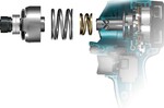 MAKITA TD002GD201 Akumulátorový rázový skrutkovač 1/4" Li-ion XGT 40 V/2,5 Ah
