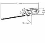 MAKITA UH4861 Elektrické nožnice na živý plot 48 cm, 400 W