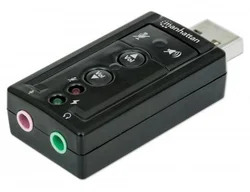 Manhattan Zvuková karta USB 3-D Sound Adapter