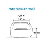 Marimex Vířivý bazén MSPA Portland P-PO063 (11400274)