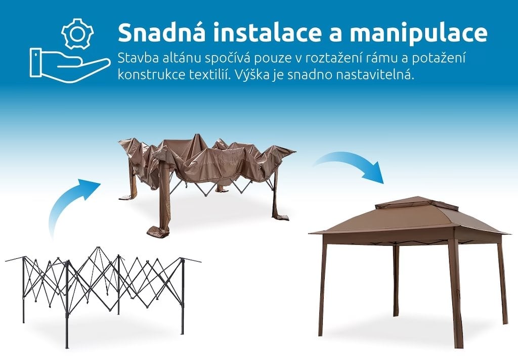 Marimex Záhradný altánok Vista beige (10970574)