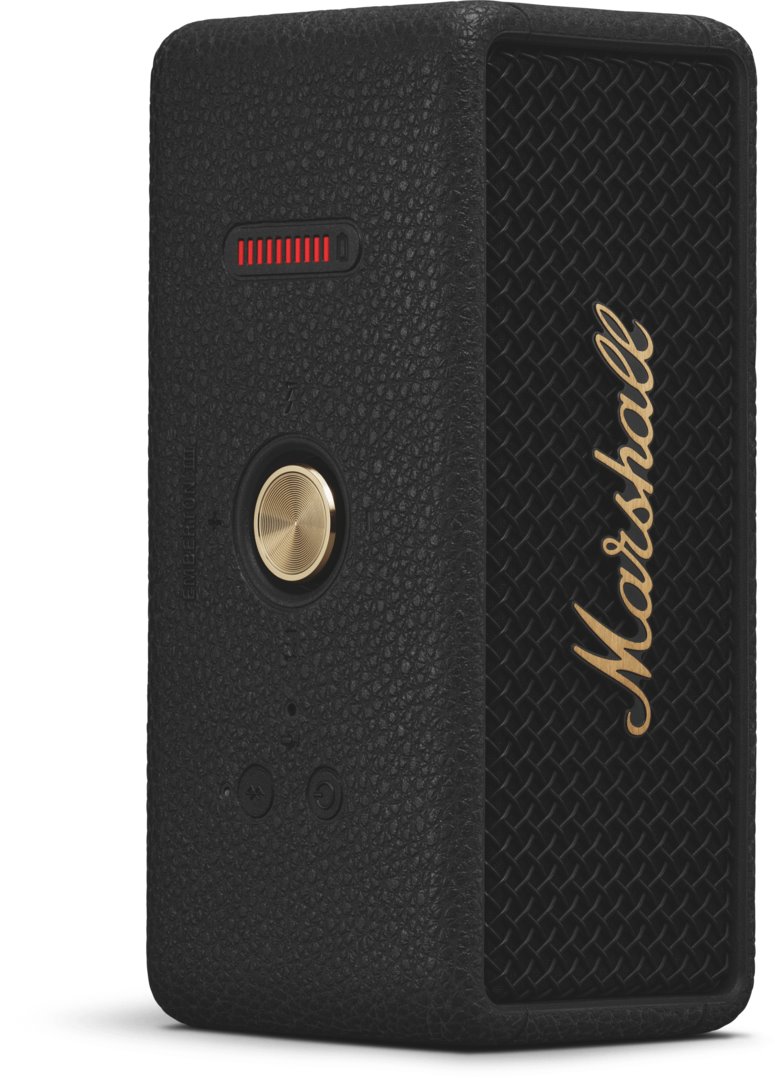 Marshall Emberton III Black & Brass, čierna