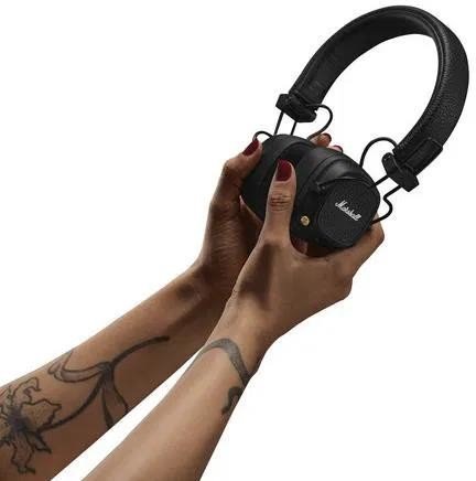 Marshall Major V Bluetooth, sluchátka přes hlavu, černá