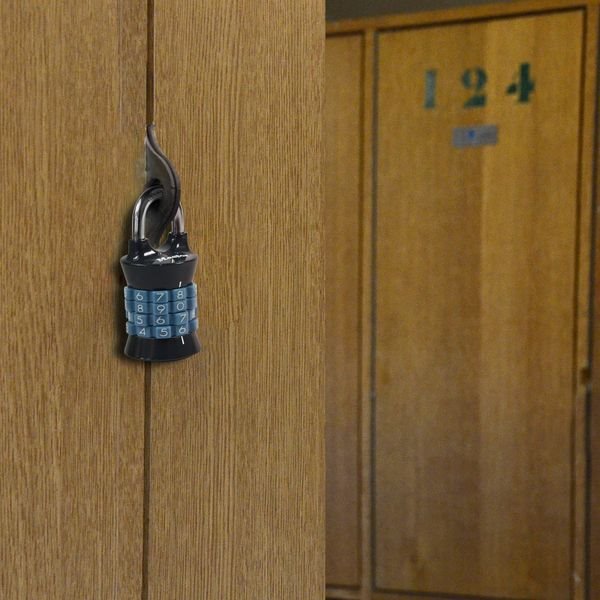 Master Lock Kombinačný visiaci zámok vertikálne 1535EURDGRY - šedá farba