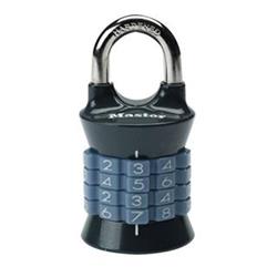 Master Lock Kombinačný visiaci zámok vertikálne 1535EURDGRY - šedá farba