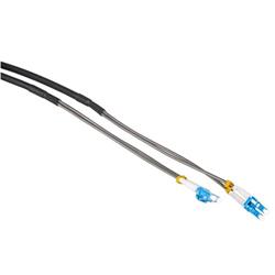 Masterlan optický venkovní armorovaný patch cord, LCupc/LCupc, Duplex, Singlemode 9/125,30m