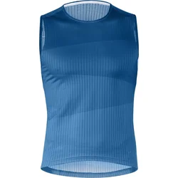 Mavic Hot Ride+ SL Graphic Tee, vel. XXL, pánské funkční tričko bez rukávů, classic blue
