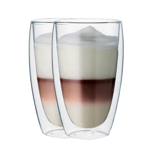 Maxxo Termo sklenice Cafe Latte 380 ml, 2 ks