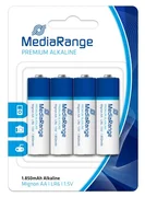 MediaRange Premium Alkalické batérie LR06 (AA) 1,5V blister 4ks/balenie