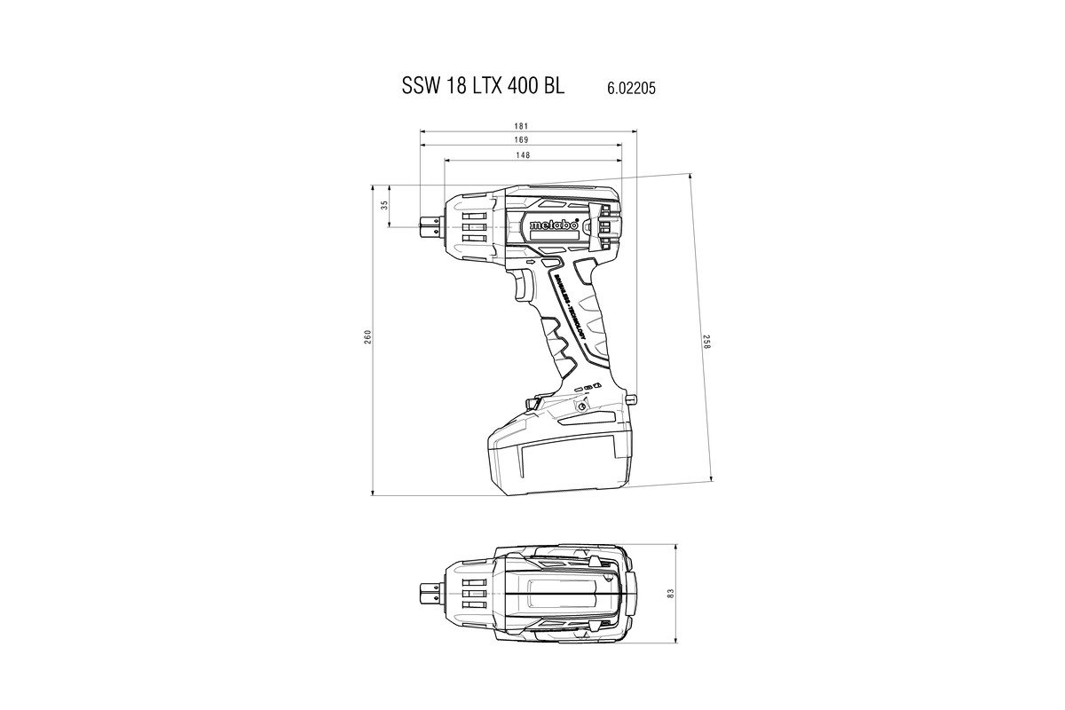 Metabo COMBO SET 4.3.2 BS+SSW+WB+BSA 2x10,0Ah (685209000)