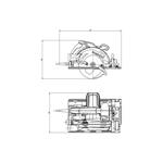 Metabo KS 55 FS sada píla + lišta (691064000)