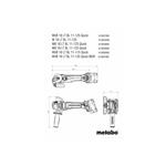 Metabo WB 18 LT BL 11-125 QUICK (613054850)