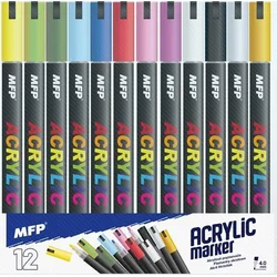 MFP Akrylový popisovač 4mm sada 12ks
