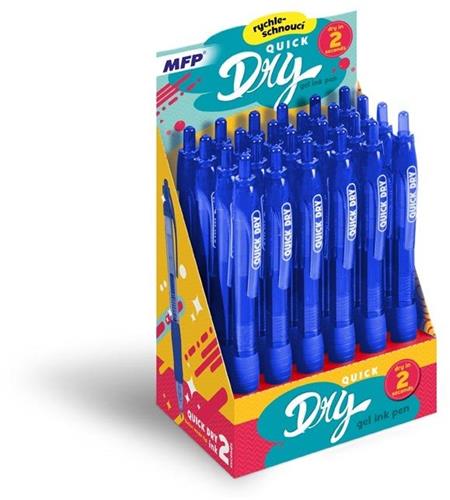 MFP Gélové pero kus QUICK DRY - modré, modré