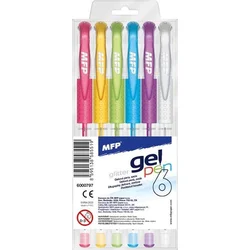MFP Gelové pero set GLITTER 6 ks GG1038-6