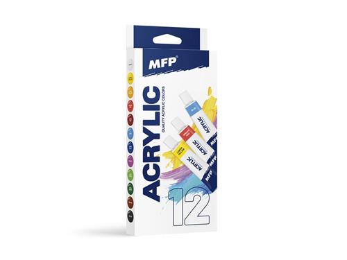 MFP sada akrylových farieb 12 x 12 ml
