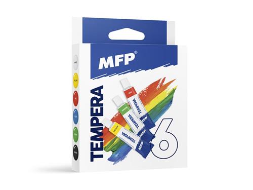 MFP Temperové farby sada 6 ks 12ml