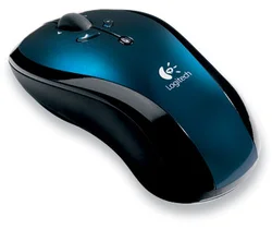 MG LOGITECH LX7 Cordless Optical Mouse, TMAVĚ MODRÁ, wireless