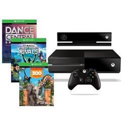 Microsoft Xbox One se senzorem Kinect + Kinect Sport Rivals + Dance Central Spotlight + Zoo Tycoon (7UV-00173/6QZ-00082)