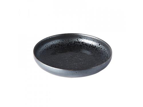 MIJ Mělký talíř s vysokým okrajem Black Pearl, 22 cm 