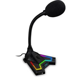 Mikrofón Connect IT NEO RGB ProMIC, čierny