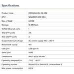 MikroTik CRS326-24S 2Q RM,26portový GB cloudový smerovač