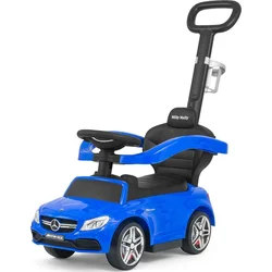 Milly Mally Odrážedlo s vodící tyčí Mercedes Benz AMG C63 Coupe blue