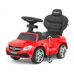 Milly Mally Scooter s vodiacou tyčou Mercedes Benz AMG C63 Coupe červená