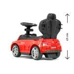 Milly Mally Scooter s vodiacou tyčou Mercedes Benz AMG C63 Coupe čierna