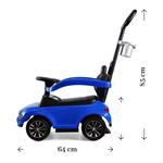 Milly Mally Scooter s vodiacou tyčou VOLKSWAGEN T-ROC modrá