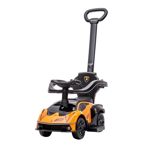 Milly Mally Scooter so zvukom a vodiacou tyčou LAMBORGHINI ESSENZA SC V12 orange