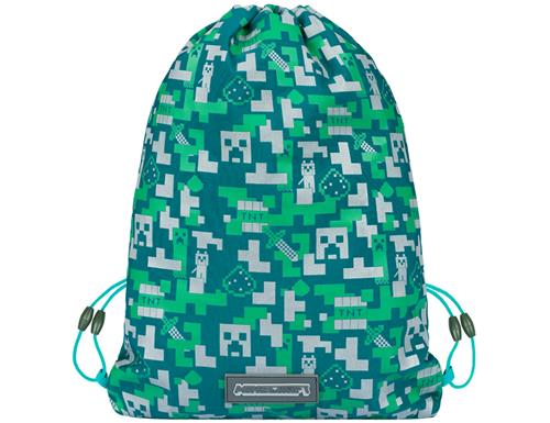 MINECRAFT Strieborná taška Creeper