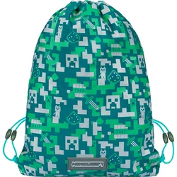 MINECRAFT Strieborná taška Creeper