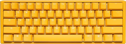 Mini herná klávesnica Ducky One 3 Yellow, RGB LED - MX-Blue (USA)