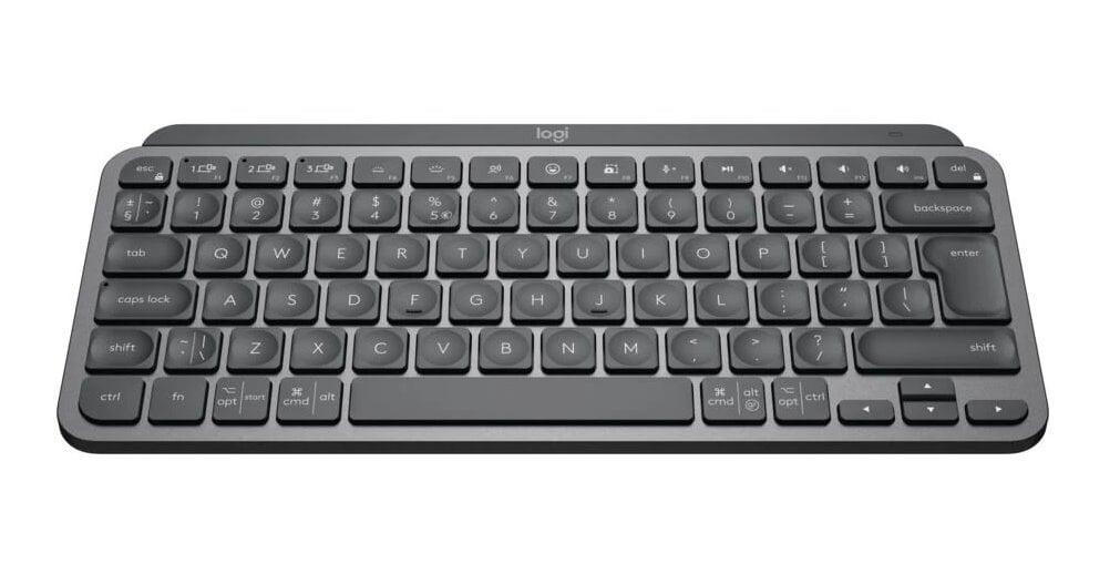 Minimalistická bezdrôtová podsvietená klávesnica Logitech MX Keys Mini, grafitová - US INTL
