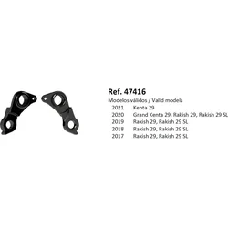 MMR patka rámu Rakish, Rakish SL, Kenta 20 47416 - Komponenty na kolo - Patky