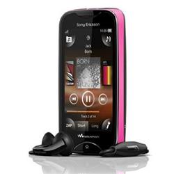 Mobilní telefon SONY ERICSSON Mix Walkman Black - Pink band on Black Phone