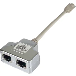 Modulární RJ45 distributor 2 porty 10/100Base T